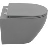 Подвесной безободковый унитаз BELBAGNO COLORATO BB062CHR-GR