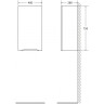 Шкаф подвесной BELBAGNO FLY-MARINO-750-1A-SC-RCA-P-R