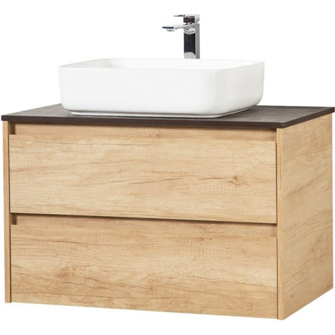 Тумба со столешницей и накладной раковиной BELBAGNO KRAFT100RNN-KEPBO-1338-SET